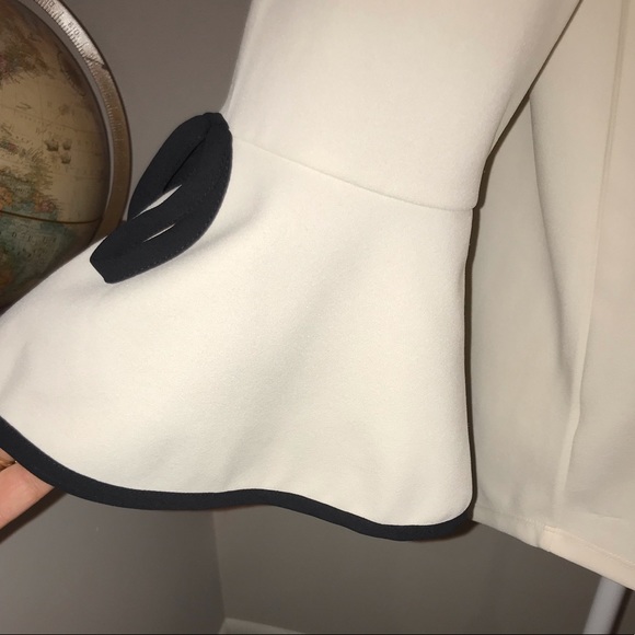 Ann Taylor Cream Bell Sleeve Blouse - Picture 3 of 4